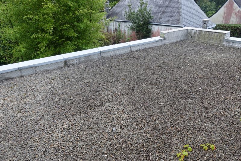 Gravel Roof Repair detail